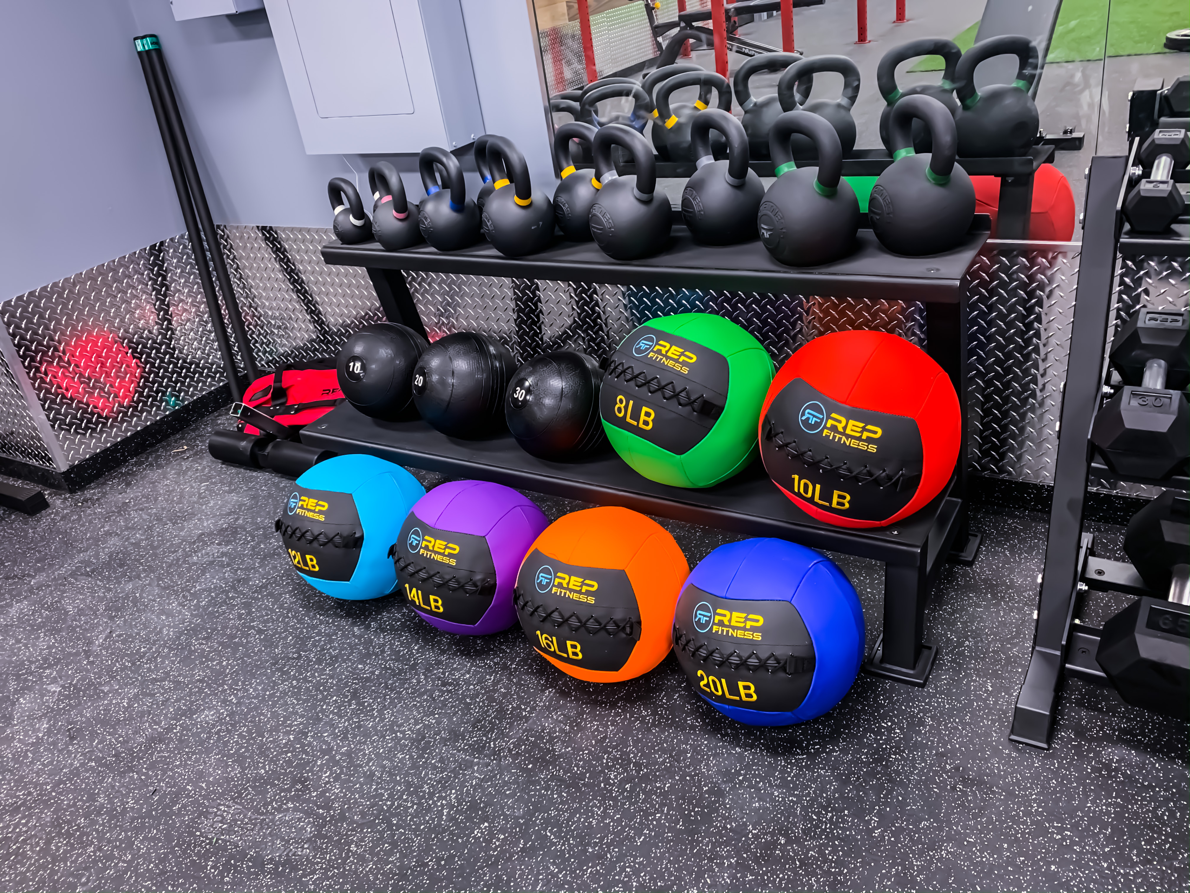 Kettlebells and equipment